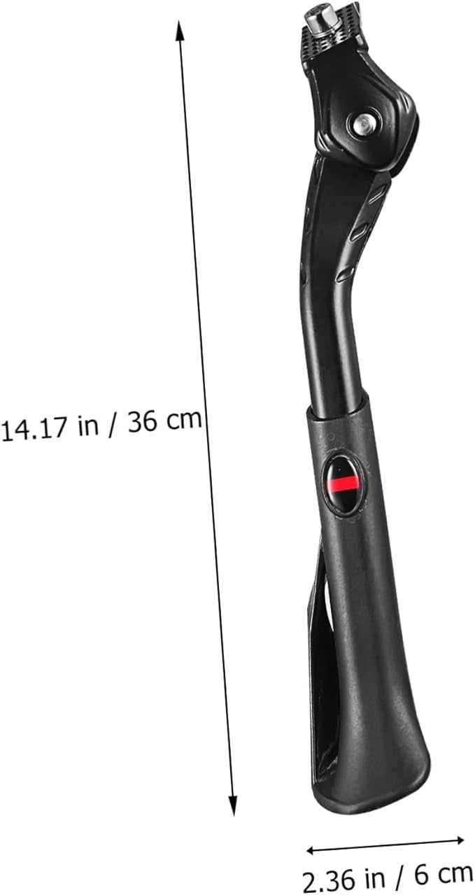 BESPORTBLE Adjustable Aluminum Alloy Bike Kickstand Folding Bicycle Support Stand for Mountain and Road Bikes Non-Slip Foot Brace Suitable for Adult Riders