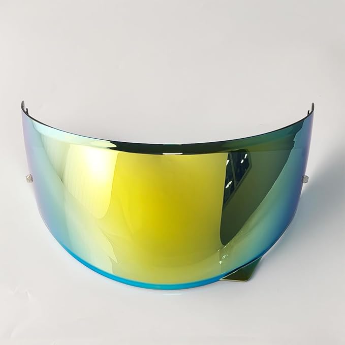 HJ-34P Helmet Visor Replacement for HJC C10.Motorcycle Helmet Shield UV Protection Compatible with HJC C10 (Revo Deep Gold)