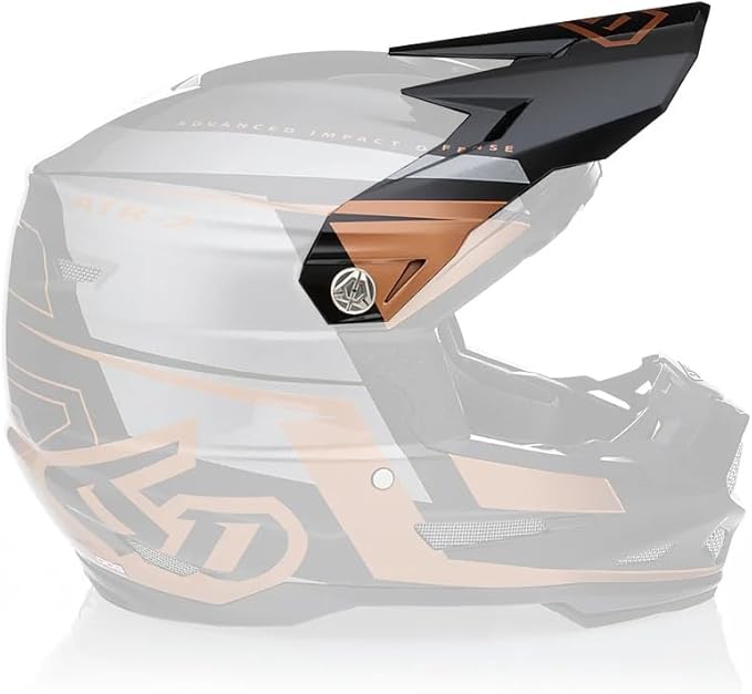 6D Helmets | ATR-2 (2024 - Newer) Motorcycle Helmet Replacement Visor | Mach Bronze