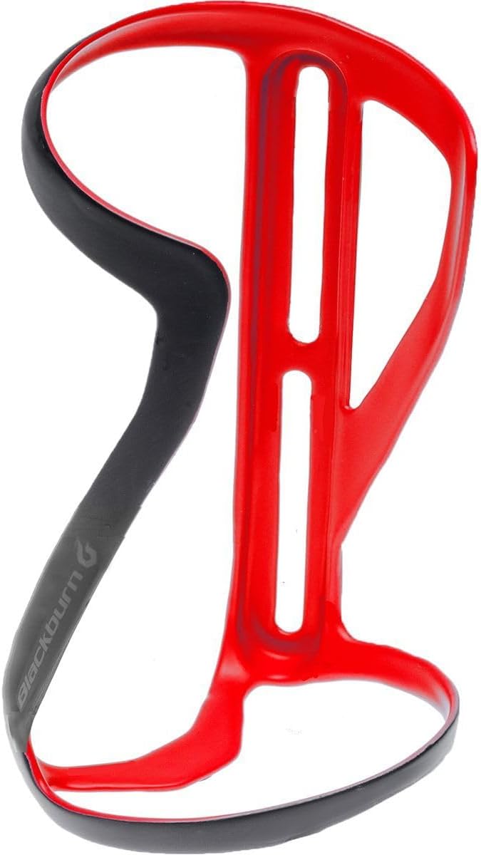 Blackburn Clutch Carbon Side-Entry Bike Bottle Cage (Red, Left)
