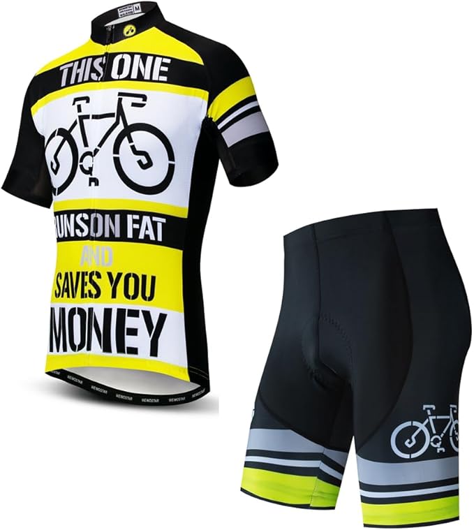 Cycling Jersey Men Set Road Short Sleeve Quick Dry Bike Padded Cycling Clothing Suit Bicycle Wear Summer