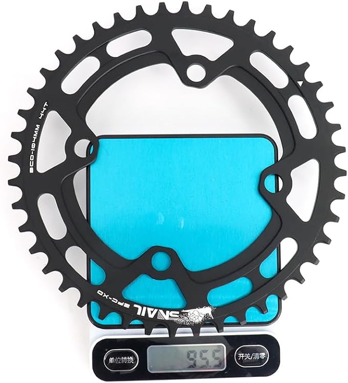 CYSKY 104 BCD Chainring 30T to 52T Narrow Wide Chainring with Sprocket Bolts for 1x Set-up Road Bike Mountain Bike BMX MTB Gravel Ebike