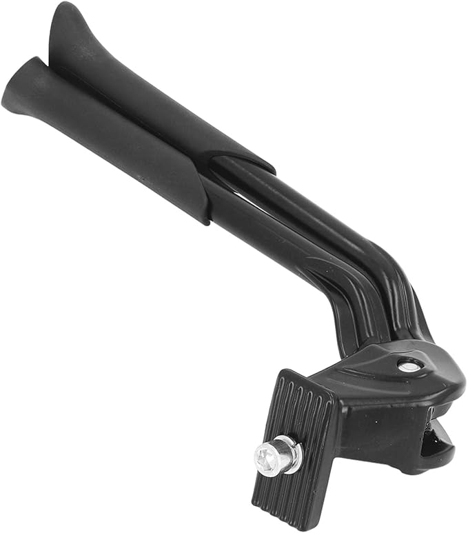 Aluminum Alloy Double Leg Bike Kickstand - Center Mount Bicycle Stand with 7 Hole Height Adjustable Design - Sturdy Support for Mountain and Road Bikes - Rustproof and Anti Slip