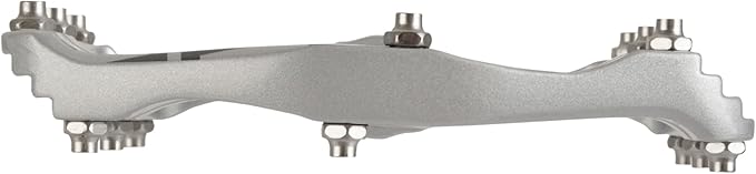 Xpedo Spry Flat Bicycling Pedals | Magnesium Body, 11mm Low-Profile, 106x100mm Platform, 28 Steel Replaceable Pins | MTB Trail/Enduro