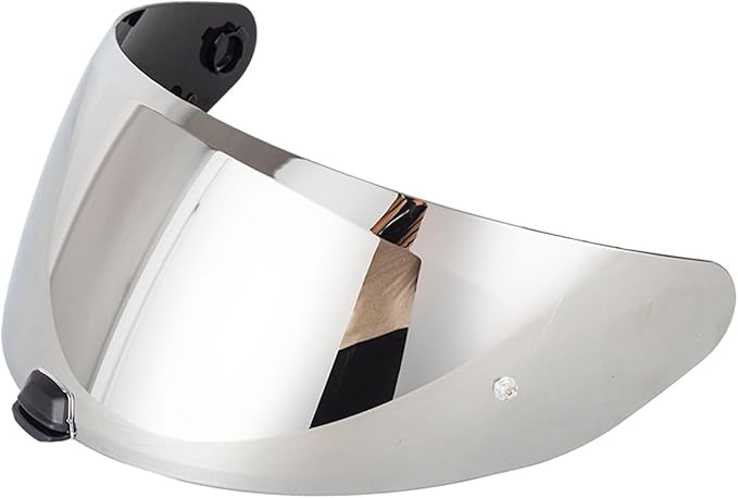 Motorcycle Helmet Visor for HJ-31 i70/i10 Face Shield Replacement for i70 i10, Uv Protection Deep Silver-mirror (Silver Mirror)