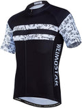 JPOJPO USA Cycling Jersey Men Road Bike Shirt Summer Biking Tops Short Sleeve Bicycle Clothes Cycle Wear Breathable