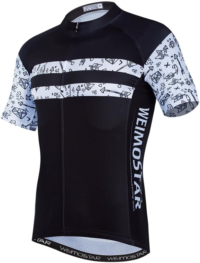 JPOJPO USA Cycling Jersey Men Road Bike Shirt Summer Biking Tops Short Sleeve Bicycle Clothes Cycle Wear Breathable
