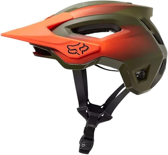 Fox Racing Speedframe Pro Mountain Bike Helmet, Fade Olive Green, Small