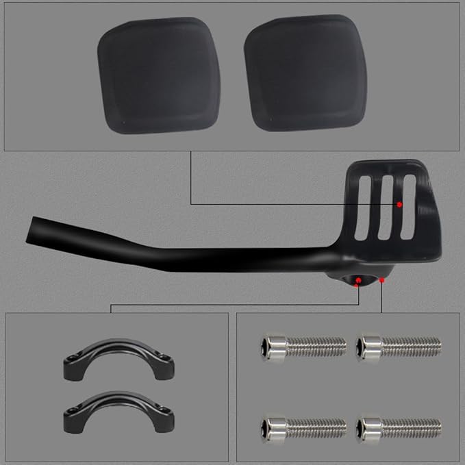 Aero bars for Road Bike Alfa Pasca tt Triathlon Handlebar 31.8mm Racing AeroBars Angle 30° TT Bars for Road Bike Rest TT Handlebars Extender 360mm UD Matte Bicycle Accessories