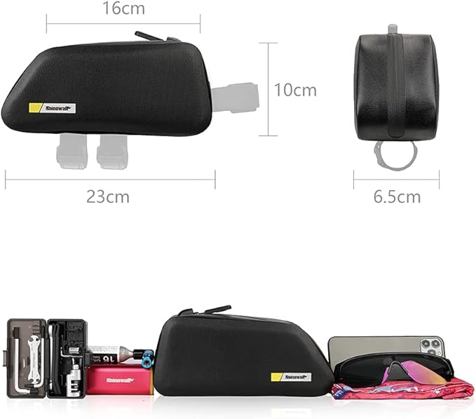 Rhinowalk Top Tube Bag - Stable & Waterproof Professional Cycling Accessory