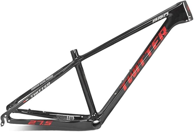 TUJISEK 27.5 29er Mountain Bikes Frame Carbon Fiber 15''/17''/19'' Mountain Bikes Frame QR 135mm Disc Brake XC Frame Internal Routing