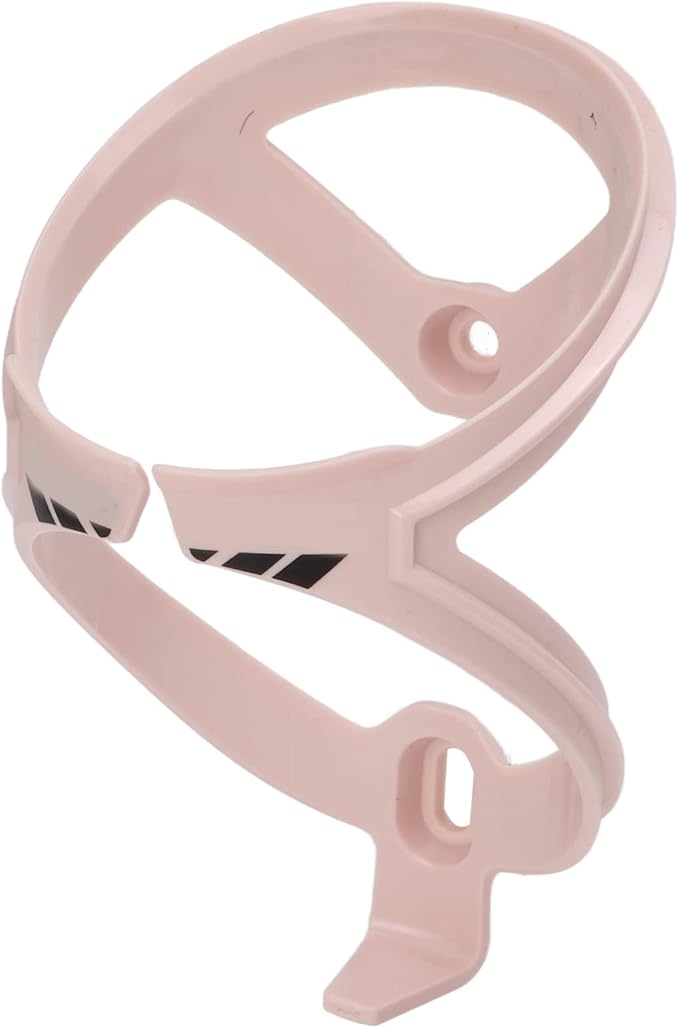Bicycle Water Bottle Holder Cage Carbon Fiber Streamlined Design Stable Mounting for Road Mountain Bikes Outdoor Cycling (Pink)