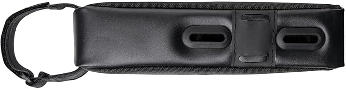 Topeak FastFuel Top Tube Bag (Black, One Size) – Compact 0.5L Frame Bag | Adjustable Bolt-On or Strap Mount, Padded Storage for Snacks & Gear, 70g Lightweight Design