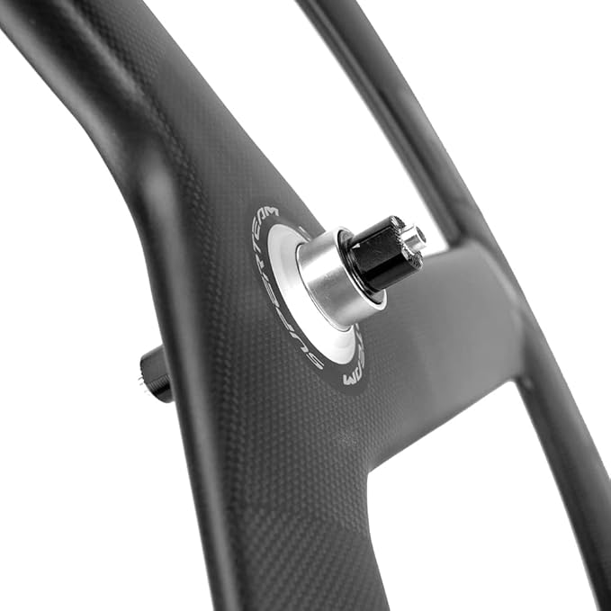 SUPERTEAM Full Carbon Tri Spokes Wheel 700C Clincher Bike Wheelset