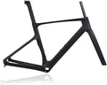 Carbon Fiber Road Bike Frameset 700C 46/48/51/54cm Disc Brake Breaking Wind Racing Frames Front12×100mm Rear12×142mm Thru Axle Frame with Fork Internal Routing