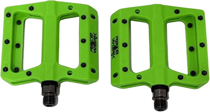 Mountain Bike Pedals, CATAZER Nylon Fiber Non-Slip Bicycle Pedals for MTB Road BMX Bike Cycling