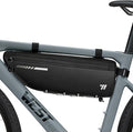Top Tube Bike Bag - 2.6L Bike Frame Bag with Water Resistant Zipper, Large Capacity Bicycle Bag, Durable Cycling Bag for Mountain Road Bikes, Anti Scratch Bike Top Tube Bag with Side Pockets