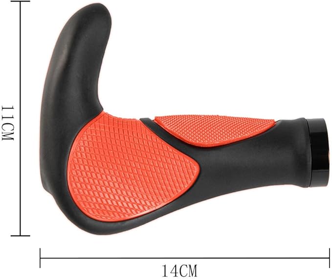 Bike Handlebar Grips, Soft Gel Inserts Shock Resistance Ergonomics Comfort Design,for MTB Bicycle Mountain Bike Grip