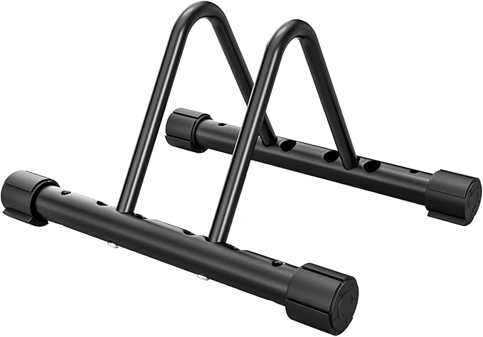 Himiway Bike Floor Parking Rack, Adjustable Freestanding Bicycle Storage Rack, Bike Floor Stand for 3-11.5cm Tyre Width Mountain Road MTB Bikes for Indoor&Outdoor Garage Storage