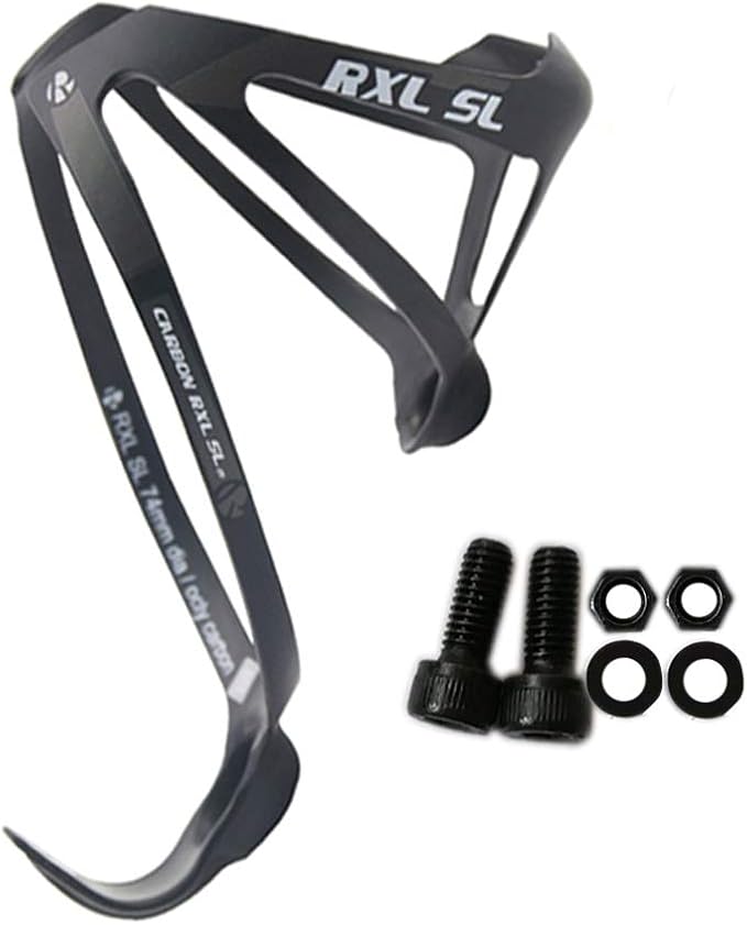 Full Carbon Fiber Bicycle Bike Light Drink Water Bottle Cage Holder Carbon Water Bottle Cage Mountain Bike Road Bike Bottle Cages Black UD Matte