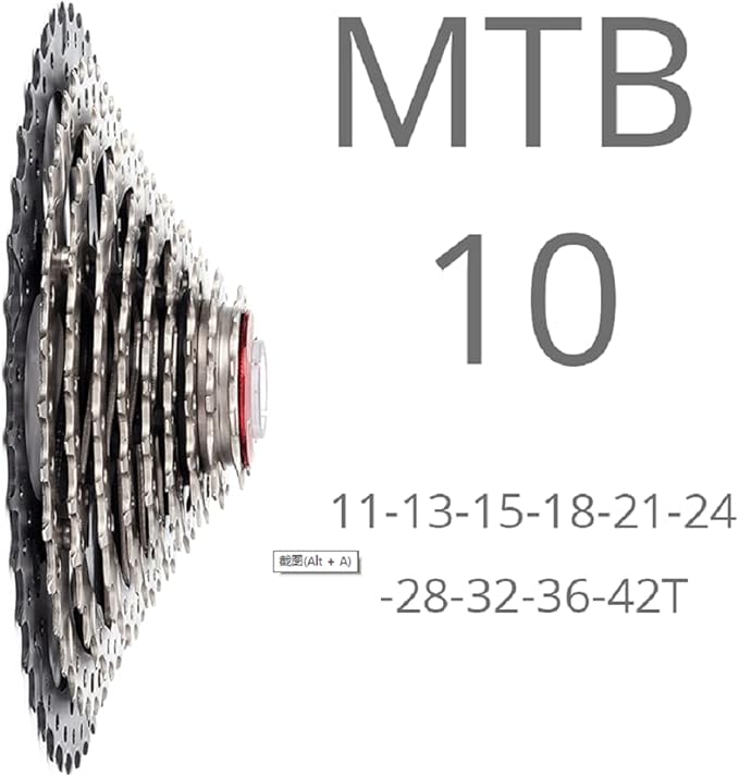 BOLANY Bike 8/9/10 Speed Cassette 11-25T/32T/36T/40T/42T/46T/50T Fit for MTB Bike, Road Bicycle, Lightweight Cassette, Compatible with Shimano SRAM Sunrace