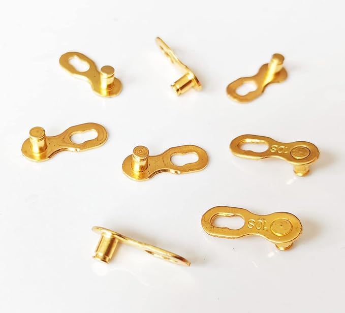 4 Pairs Bicycle Missing Link 1/6/7/8/9/10/11/12 Speed Chain Reusable Steel Bike Chain Link