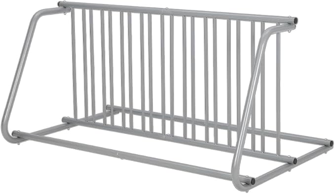 Floor Bike Rack, 10-Bike Dual-Side Grid Bicycle Floor Parking Stand, All-Steel Garage Bike Rack, Storage Stand for Streets, Yards & Bike Events,