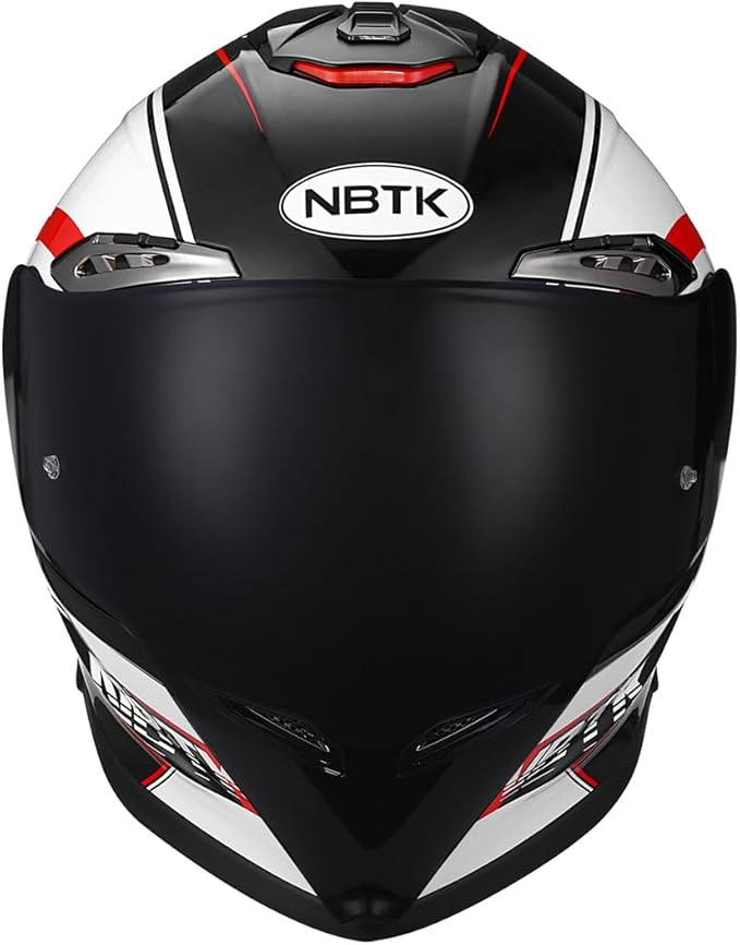 Full-face Helmet Biker Helmet ABS with EPS Cushion Liner Removable Washable 8 Air Vent Free Switch Long and Short Lens Replacement for Adult Unisex