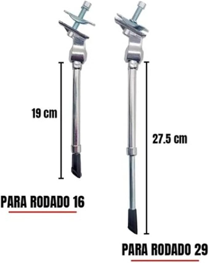 BORDSTRACT Adjustable Bicycle Kickstand, Aluminum Alloy Rear Bike Side Support Lightweight Parking Stand for Men Women Adult 22"-26" Mountain Road Bikes Parts