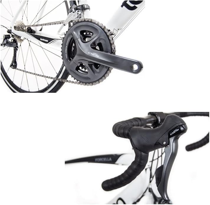 Tommaso Forcella Sport Bike Performance Aluminum Road Bike Carbon Shimano Claris 24 Speeds Road Bicycle Men Road Bikes for Men