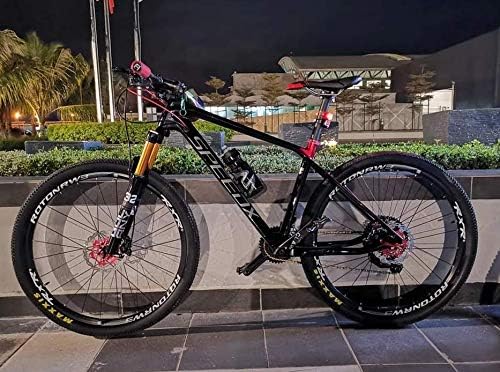 ZTZ 26/27.5/29 inch MTB Air Suspension Fork,120mm Travel, Rebound Adjustment,1 1/8 Straight Tube, QR 9mm*100mm, Manual/Remote Lockout, Ultralight Front Fork for XC/AM Mountain Bike