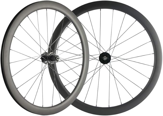 SUPERTEAM Carbon Fiber Disc Brake Wheelset 700c Road Wheel 25mm Width UD Matt 30/40/45/55mm (45mm, CX3 Hub Center Lock 12 * 100-12 * 142mm Thrux Axle)