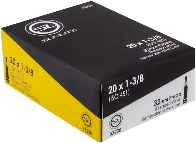 Sunlite Standard Presta Valve Bicycle Tubes
