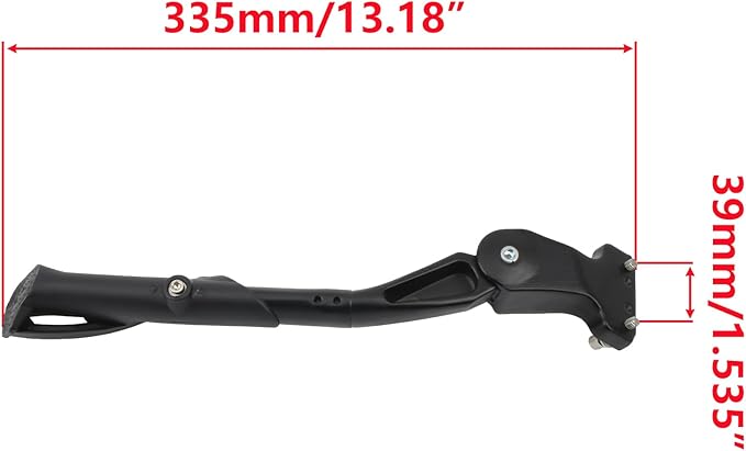 ABCERRS Adjustable Bike Kickstand 40mm Apart Kickstand Compatible with Mountain Bike E-Bike Trekking