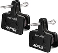 AGPTEK Bike Brake Pads, High-Performance Brake Pads, Disc Brake Pads & Spring (Semi-Metallic&Resin) for Mountain Bike Disc Brakes,Bike Pads Compatible with TRP Tektro Shimano Deore Br