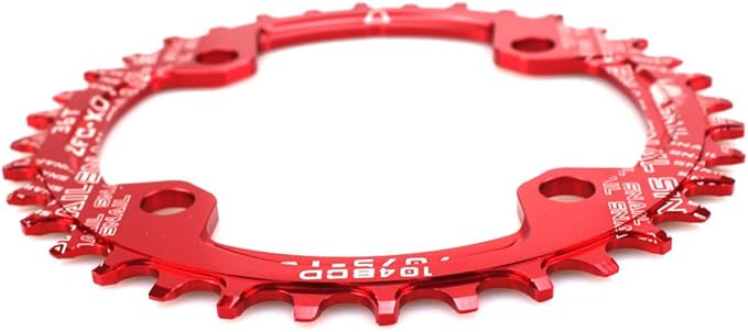CYSKY 104 BCD Chainring 30T to 52T Narrow Wide Chainring with Sprocket Bolts for 1x Set-up Road Bike Mountain Bike BMX MTB Gravel Ebike