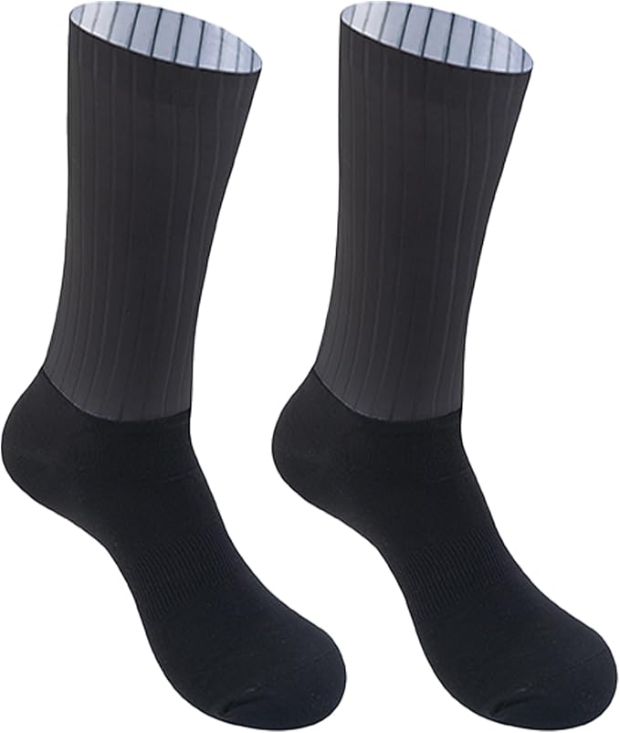 YKYWBIKE Cycling Socks for Men Women-Athletic Crew Bike Socks,MTB Riding Socks,Compression Biking Socks for Men Cycling