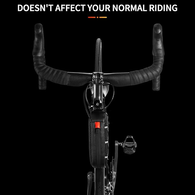 Road Bike MTB Mountain Bike Waterproof Bike Bag Front Frame Top Tube Bicycle Pouch Large Capacity Cycling Front Storage Bag