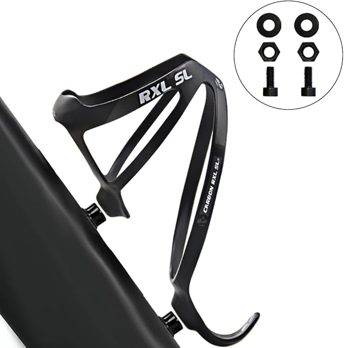 RXL SL Carbon Bottle Cages for Road Bikes Holder Super Light Weight Dring Water Bottle Cages for Mountian Bike Accessories 20g Bicycle Water Bottle Holder Black UD Matte