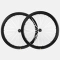 SUPERTEAM S-All Carbon EVO Road Bike Wheelset 36T Ratchet SystemDisc Brake Tubeless 700c 50mm Depth 28mm Width Center Lock Thru Axle, White Carbon Spoke Ultralight 1425g