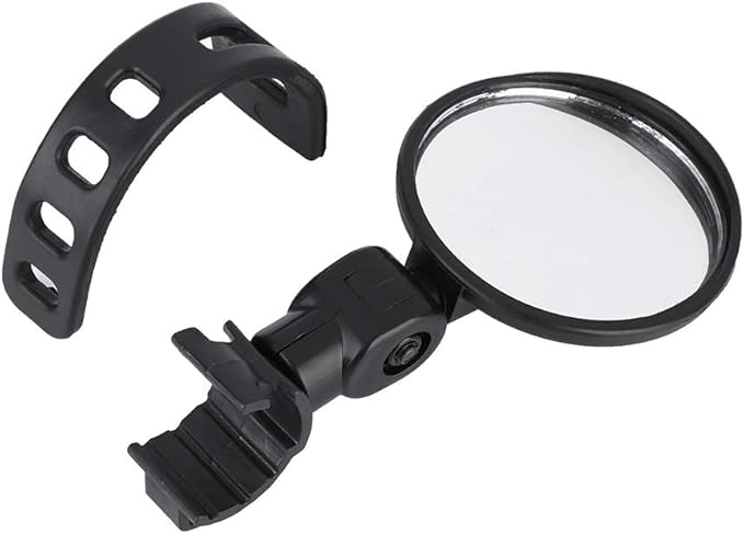 Handlebar Mirror, Rotatable Rear View Mirror, Adjustable End Mirror for Mountain Road Bike, 1 Pack