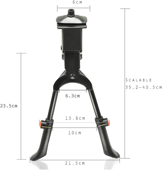 Bicycle Double Leg Kickstand,Center Mount Bike Kickstand,Reinforced Steel Feet Anti Slip, for Mountain Bikes for Road Bikes