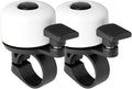 Bike Bell 2 Pack with Loud Melodious Sound Classic Mini Bicycle Bell for Kids Adults Bike Horn for Road, Mountain Bike for Scooter, MTB, BMX
