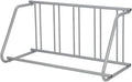 Floor Bike Rack, 5-Bike Single-Side Grid Bicycle Floor Parking Stand, Sturdy Garage Bike Rack, Compact Storage Stand for Streets, Yards & Bike Events