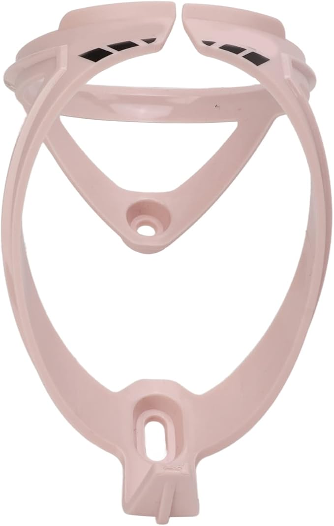 Bicycle Water Bottle Cage Holder Ultra Lightweight Durable Stable Bottle Mount for Road Mountain Bikes Outdoor Cycling Carbon Fiber Material 2.69oz (Pink)