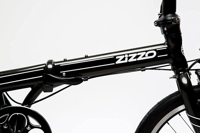 ZiZZO Urbano 26lb Lightest Aluminum Frame Genuine Shimano 8-Speed 20-Inch Folding Bike | 26lb, Lightest, Genuine Shimano