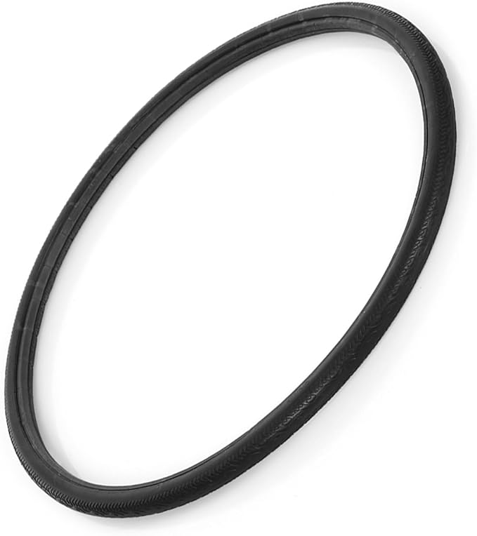 ZJchao 700x28c Polyurethane Solid Road Tire, 700C Tire for Cycling Race Road Racing (Black)