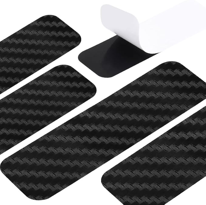 MUQZI 3 Pieces Bicycle Chainstay Protector, Bike Frame Protection Stickers Decal Front Fork Film Cover Frame Adhesive Protective for Mountain Road Bike Chain Guard Pad