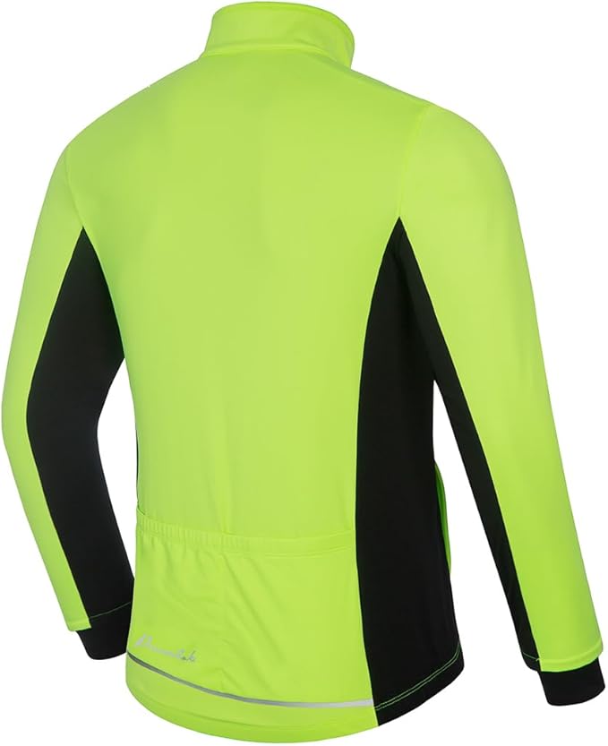 Przewalski Cycling Bike Jackets for Men Winter Thermal Running Jacket Windproof Breathable Reflective Softshell Windbreaker