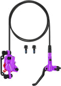 MEROCA M800 Mountain Bike Hydraulic Disc Brakes Hydraulic Bike Brakes Front 800mm and Rear 1400mm with PM Adapter for 160mm Rotor
